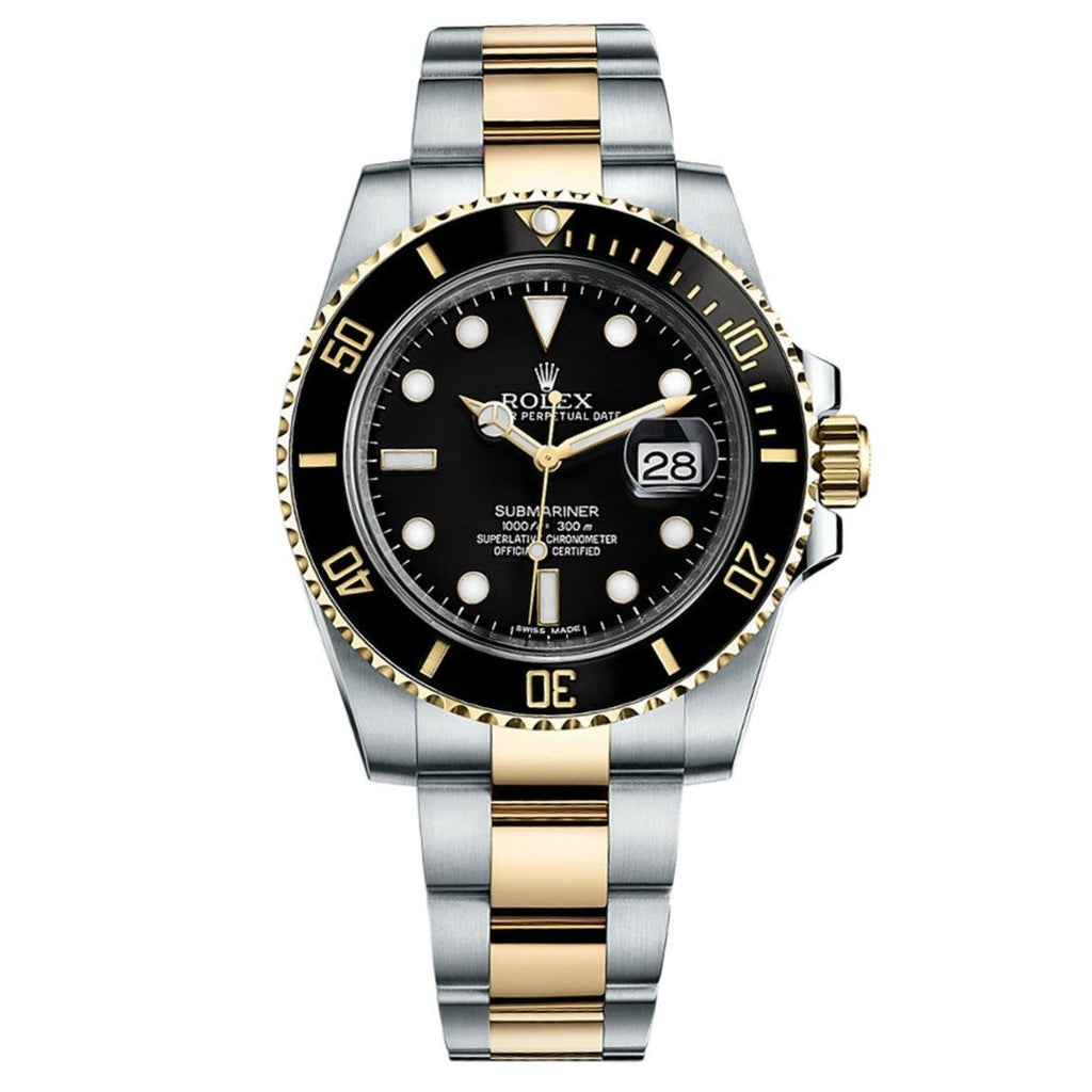 ᏒՕᏞΕХ Submariner Golden Silver Black
