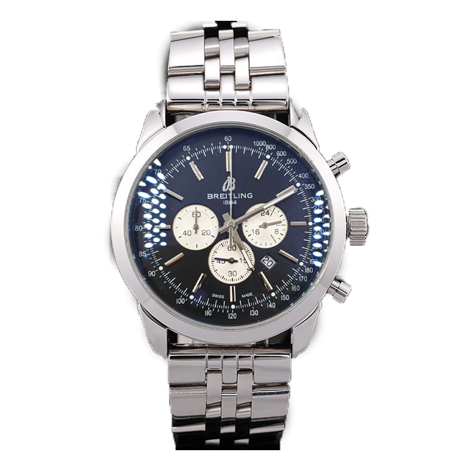 Ᏼrеіtlіnɡ Transocean Silver Black