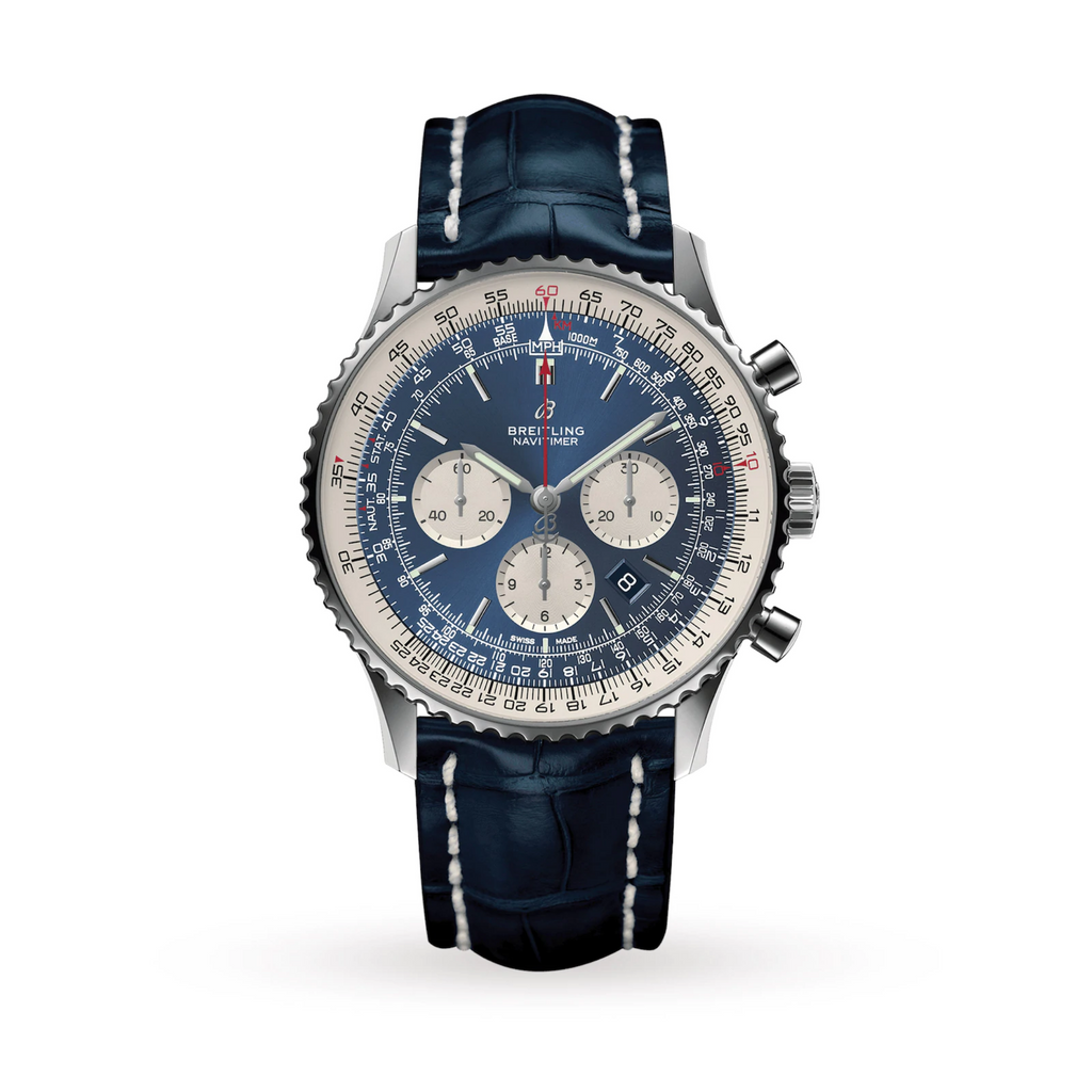 Ᏼrеіtlіnɡ Navitimer Blue Leather