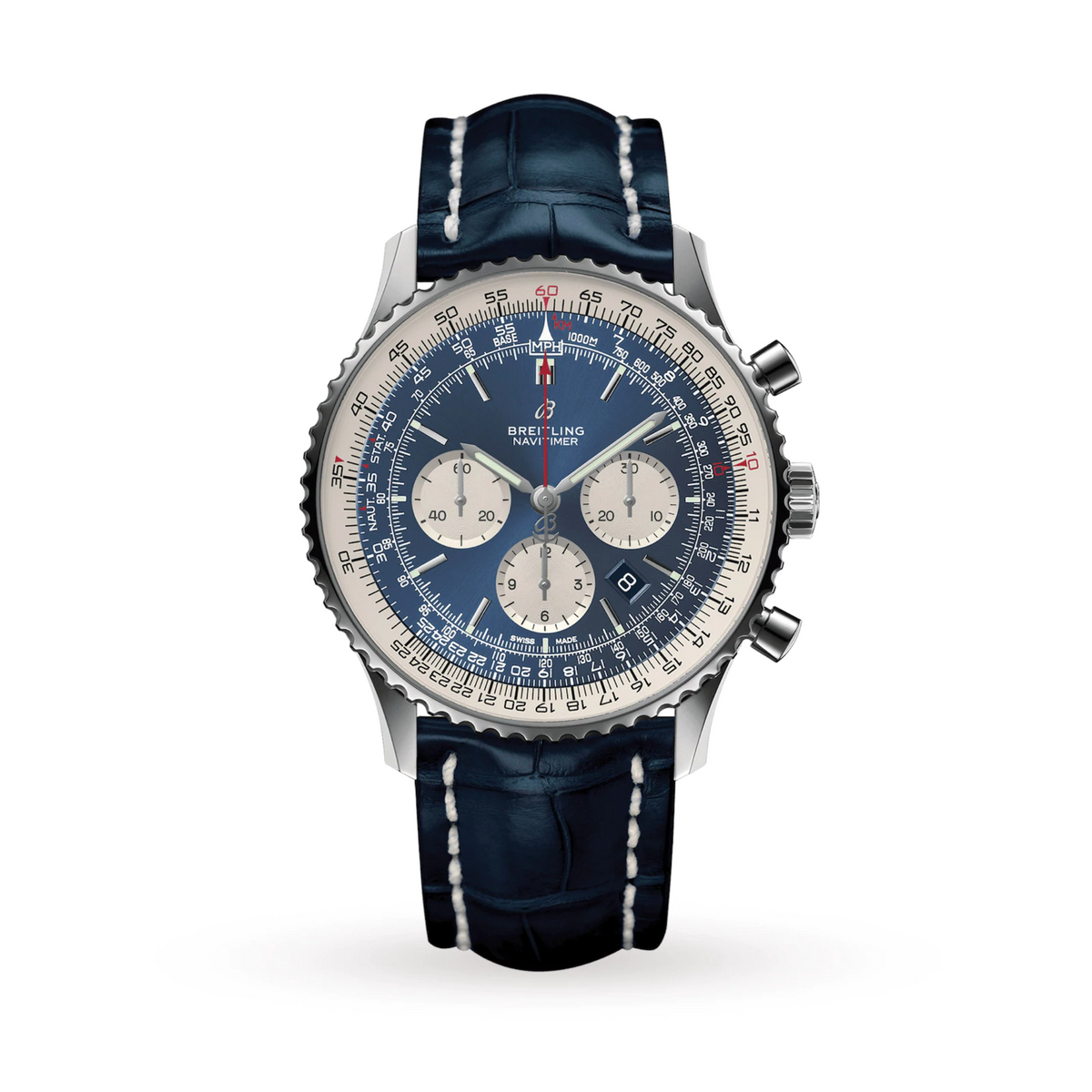 Ᏼrеіtlіnɡ Navitimer Blue Leather