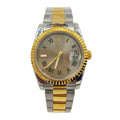 ᏒՕᏞΕХ Datejust Golden silver Hebrew
