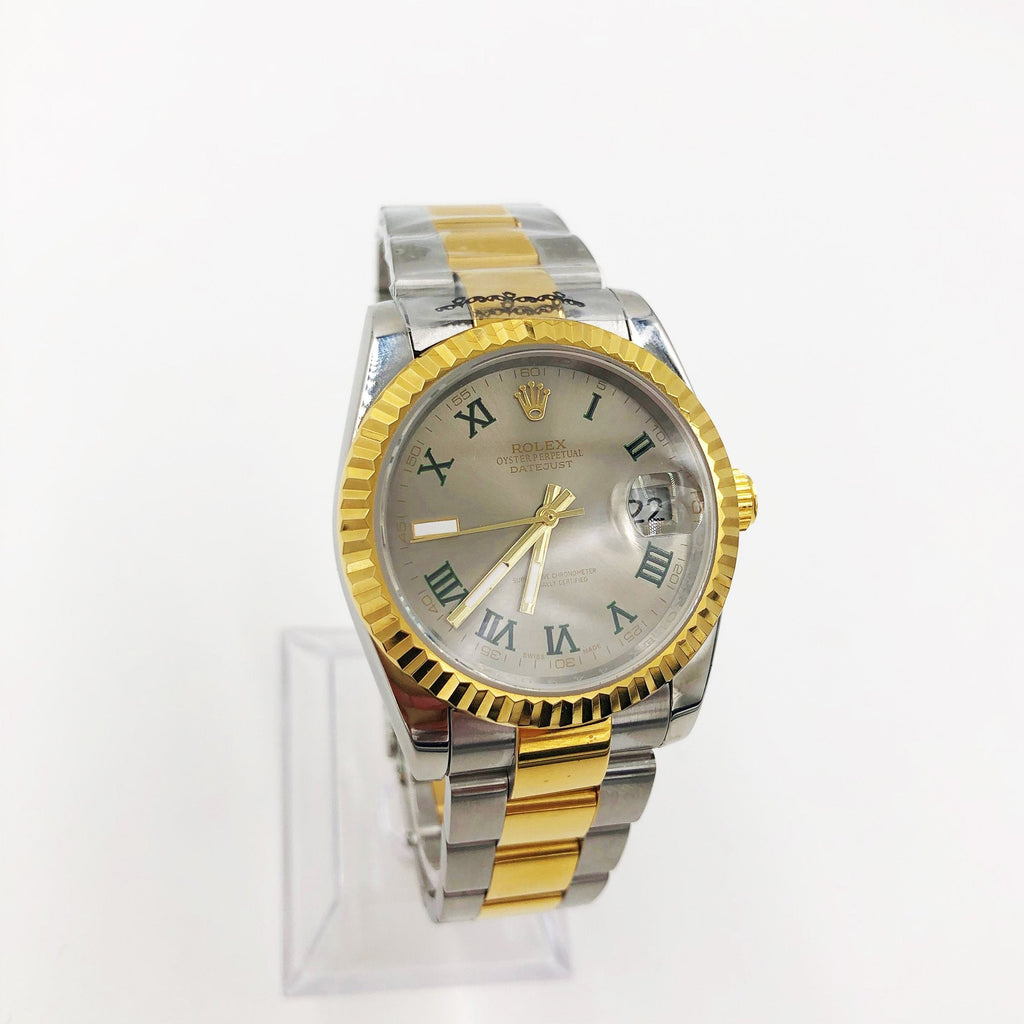 ᏒՕᏞΕХ Datejust Golden silver Hebrew