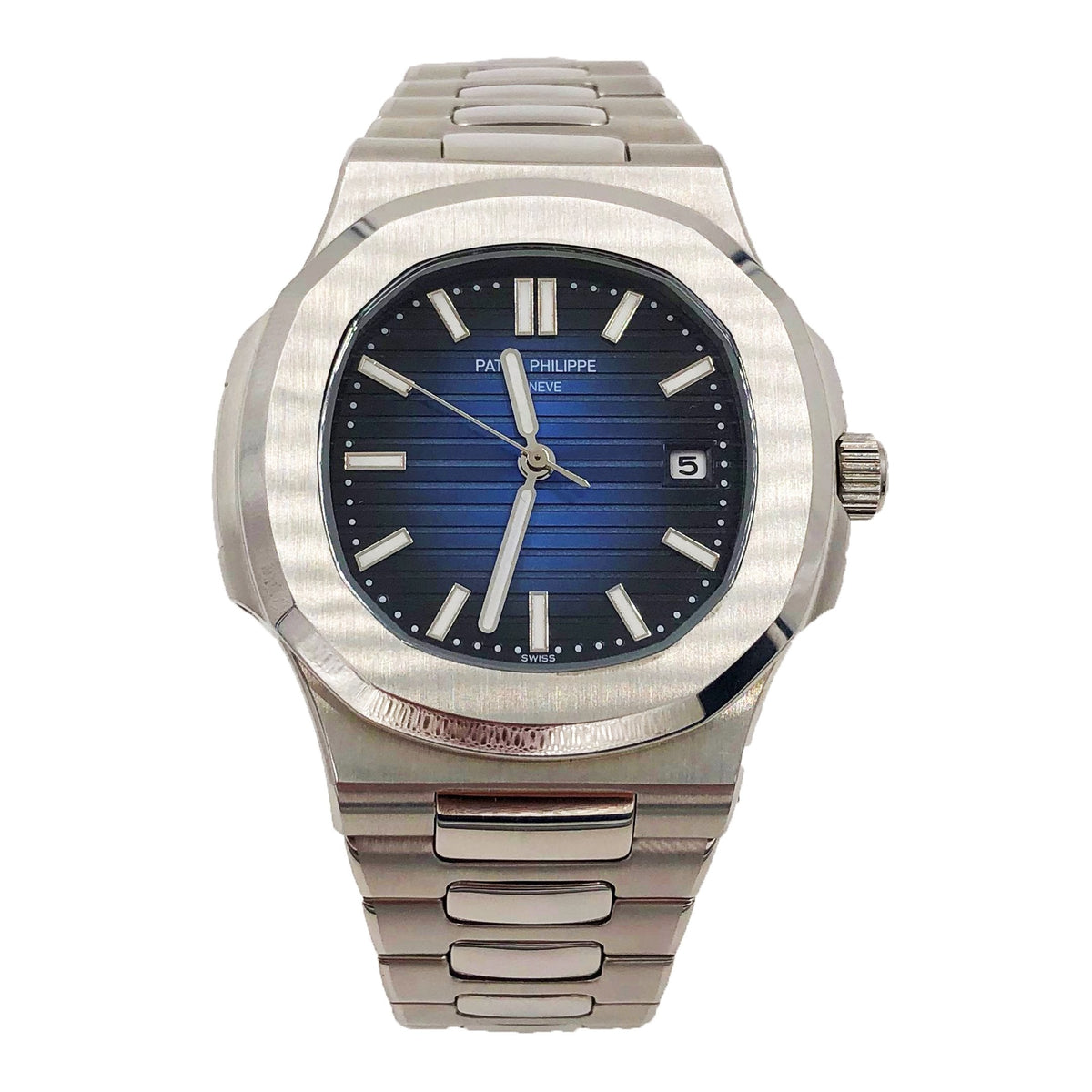 Ρɑtеk Ρhіlіρρе Silver Blue Dial
