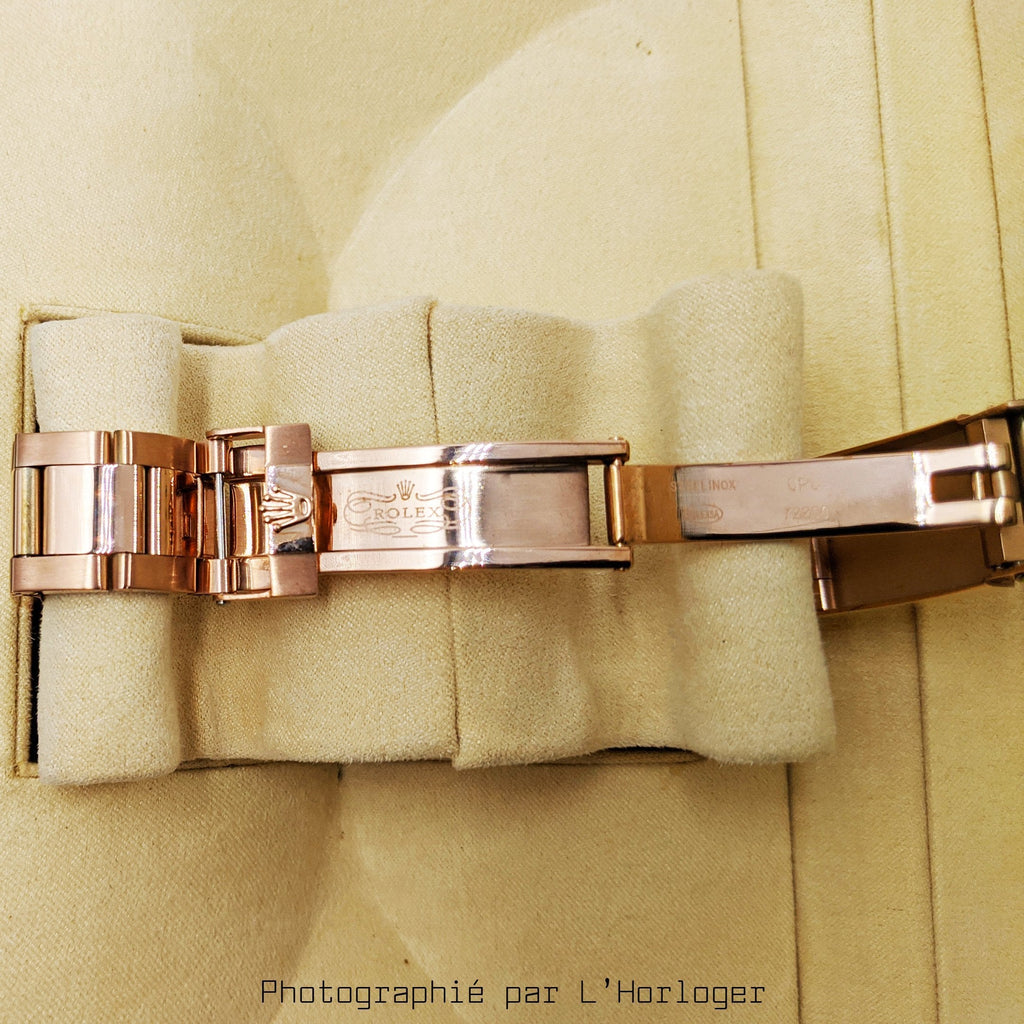 ᏒՕᏞΕХ Daytona Rosegold Rainbow Diamond
