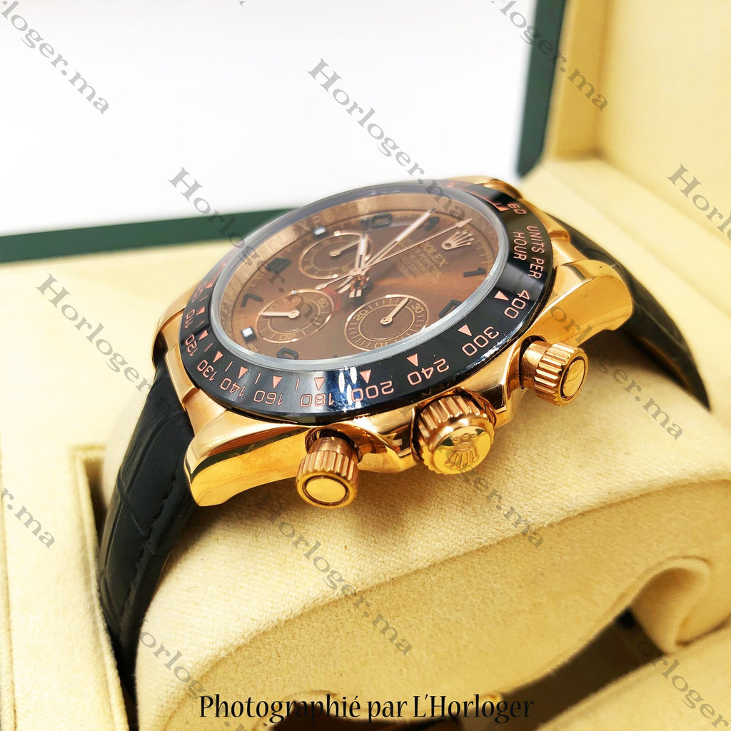 ᏒՕᏞΕХ Daytona Leather straps