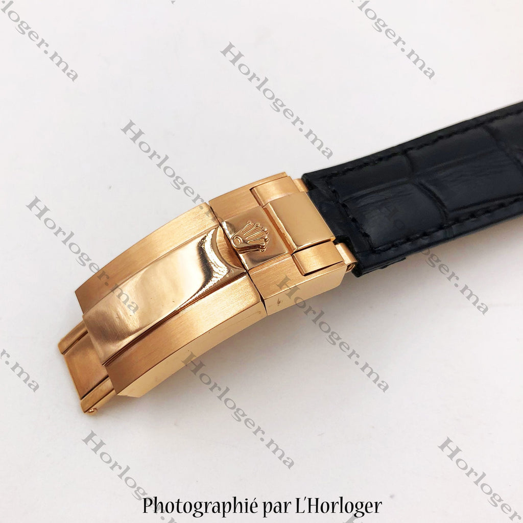 ᏒՕᏞΕХ Daytona Leather straps