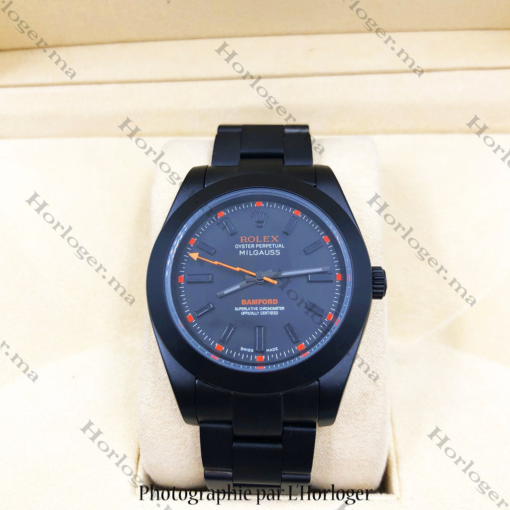 ᏒՕᏞΕХ Milgauss Carbon Black