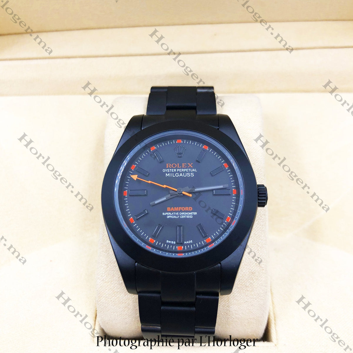 ᏒՕᏞΕХ Milgauss Carbon Black