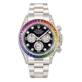 ᏒՕᏞΕХ Daytona Silver Rainbow Diamond