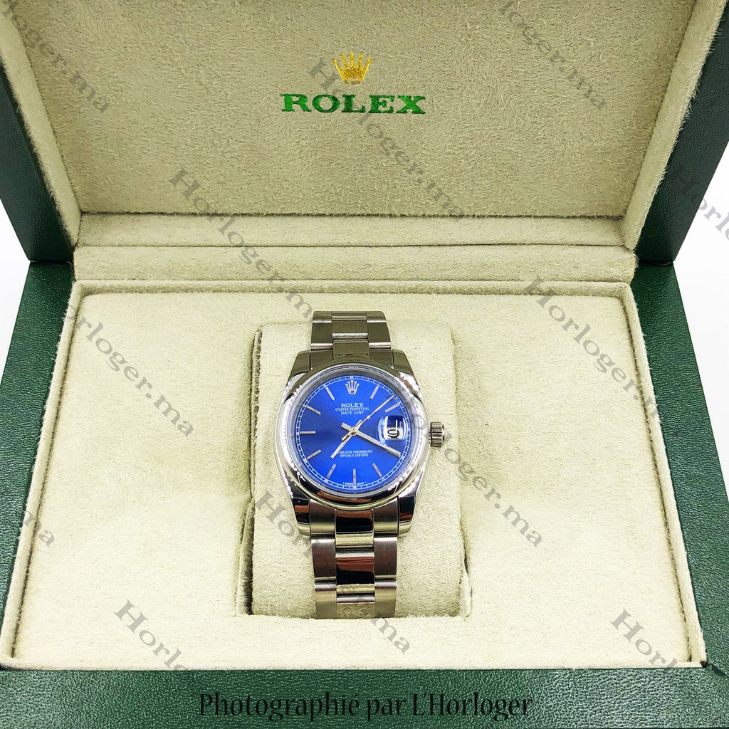 ᏒՕᏞΕХ Datejust Petrol Blue