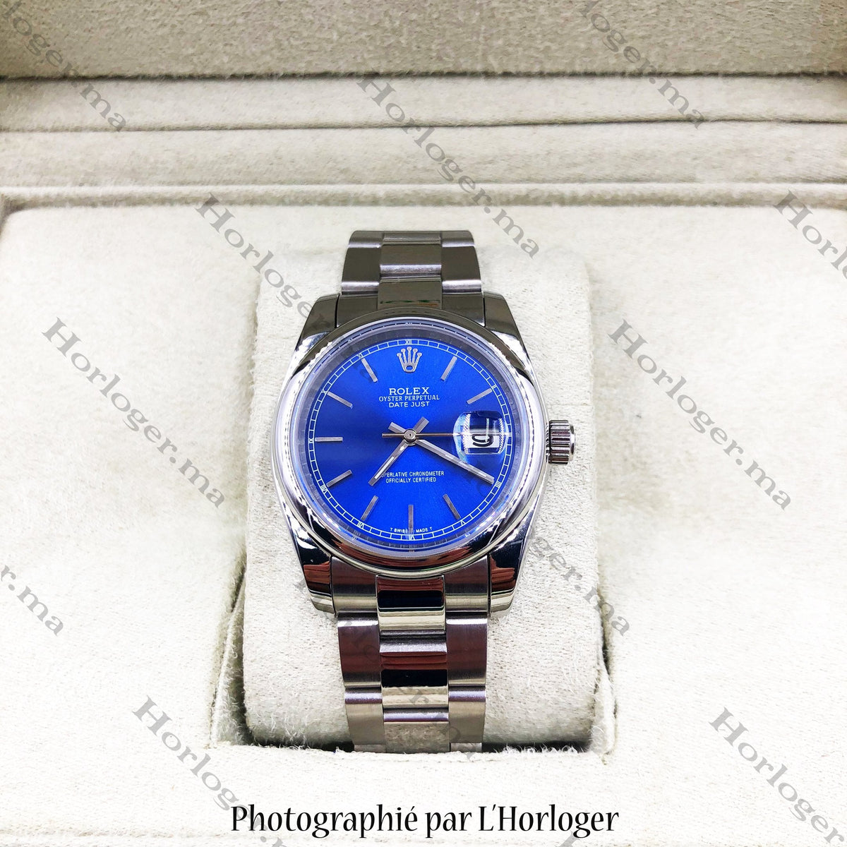 ᏒՕᏞΕХ Datejust Petrol Blue