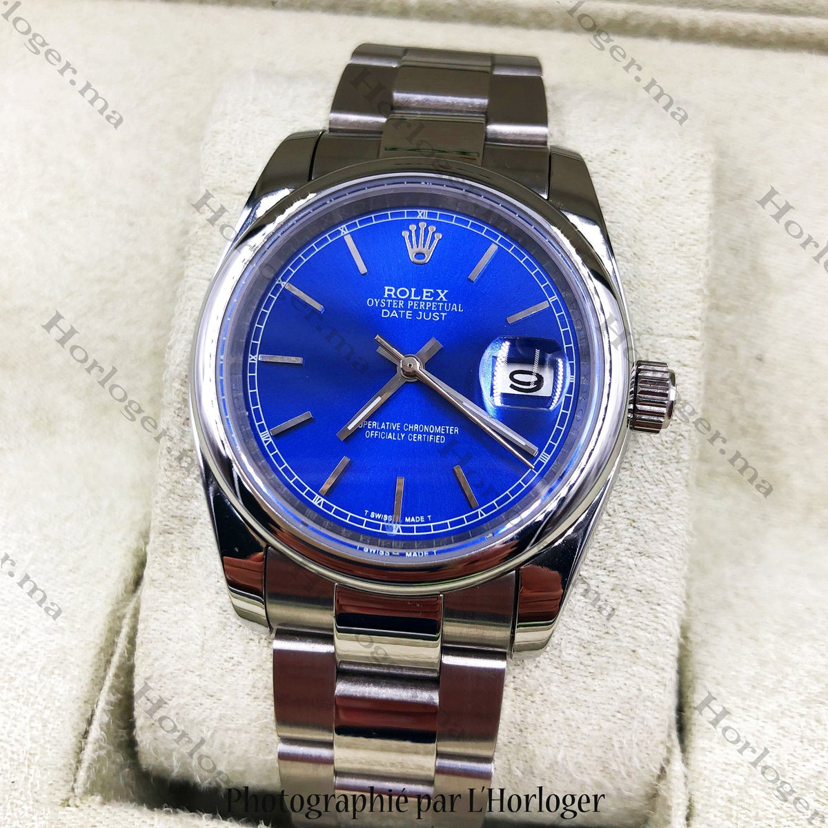 ᏒՕᏞΕХ Datejust Petrol Blue