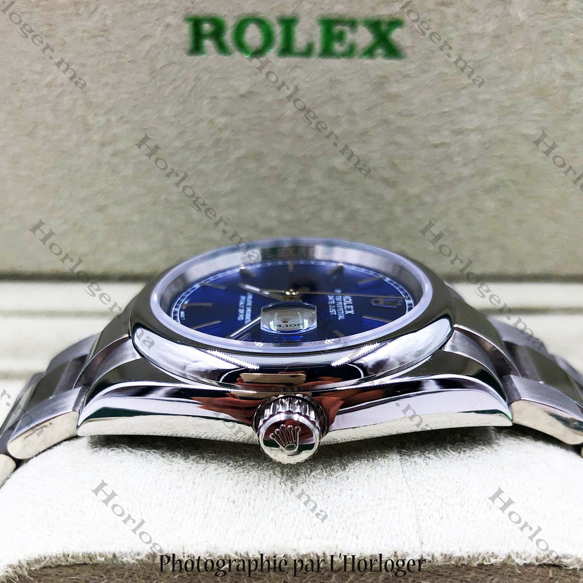 ᏒՕᏞΕХ Datejust Petrol Blue