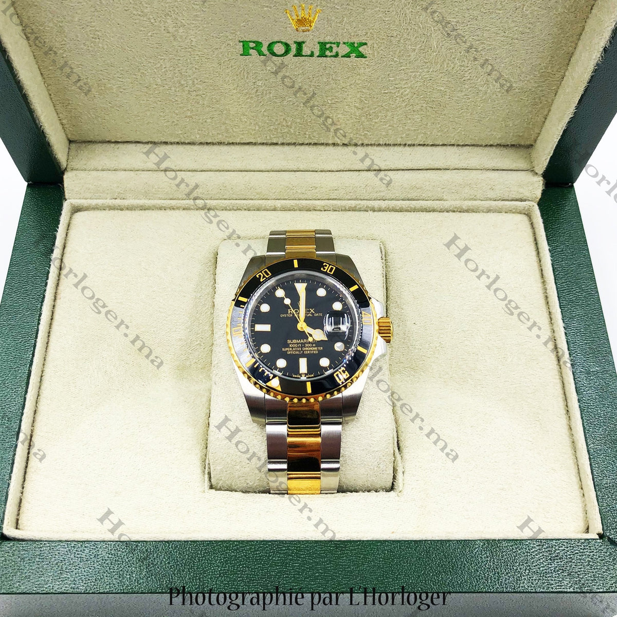 ᏒՕᏞΕХ Submariner Golden Silver Black