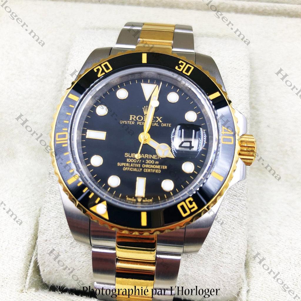 ᏒՕᏞΕХ Submariner Golden Silver Black