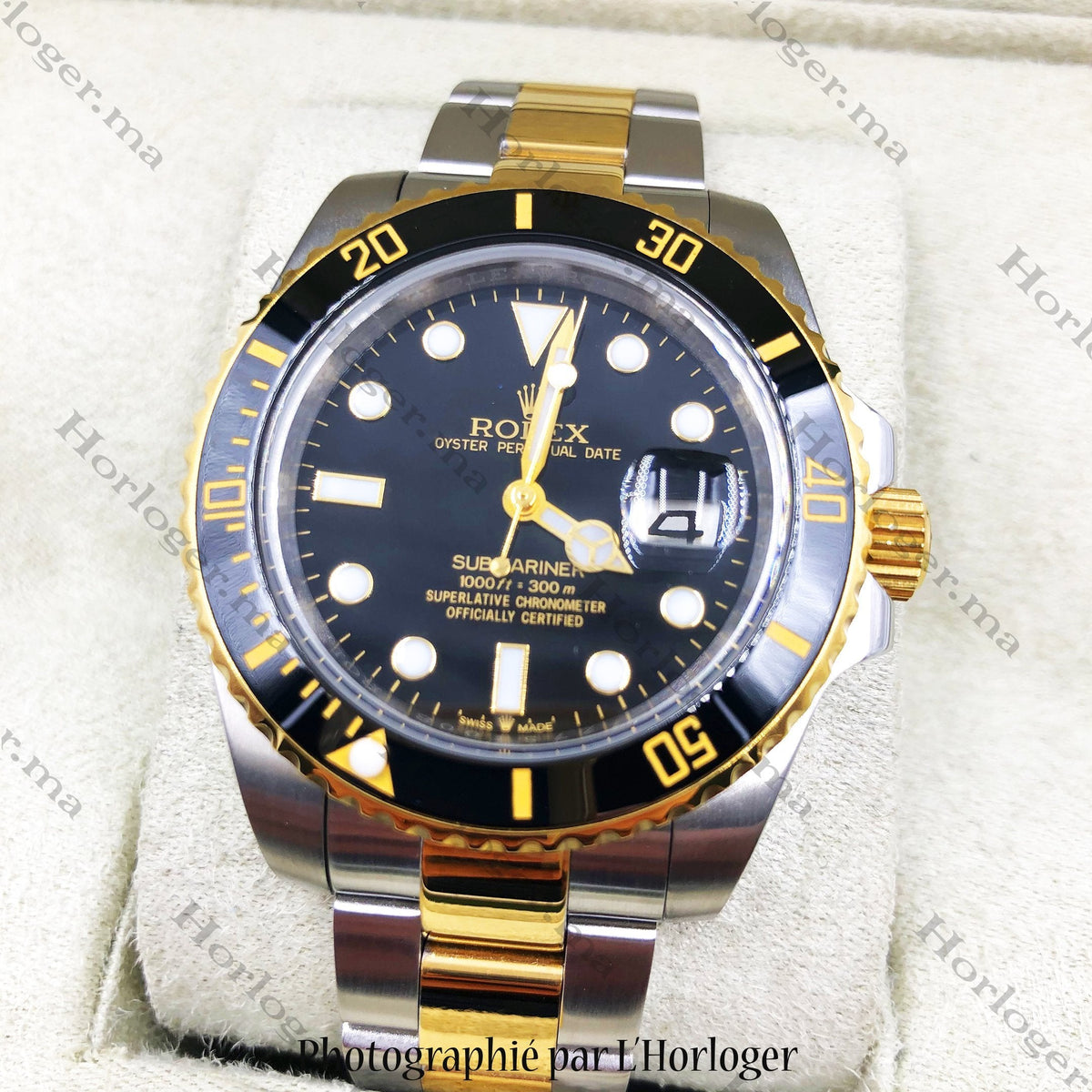 ᏒՕᏞΕХ Submariner Golden Silver Black