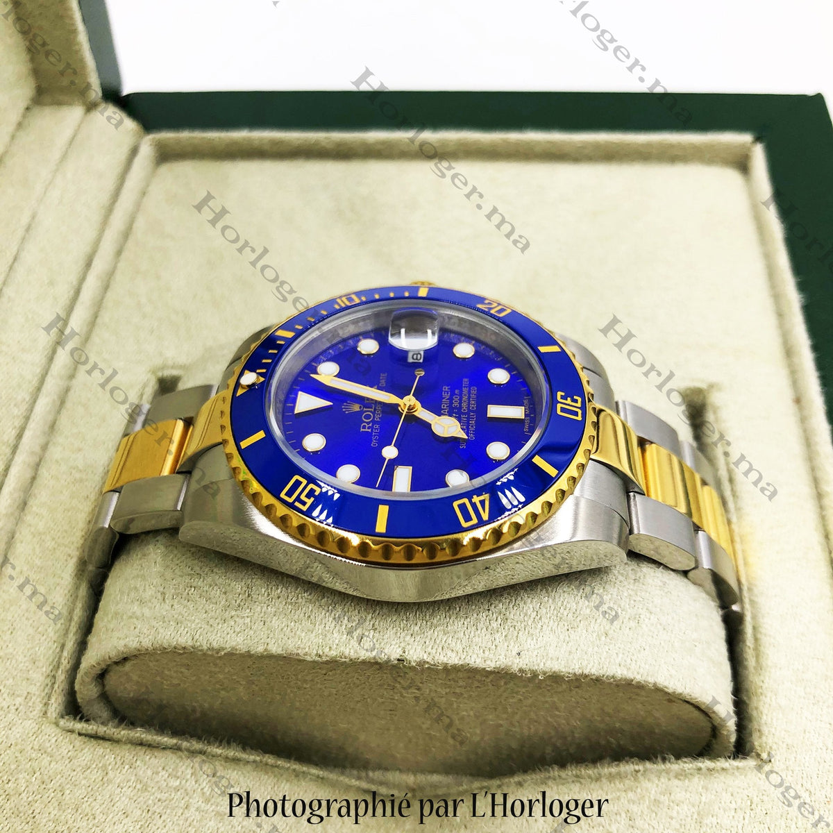 ᏒՕᏞΕХ Submariner Golden silver Blue