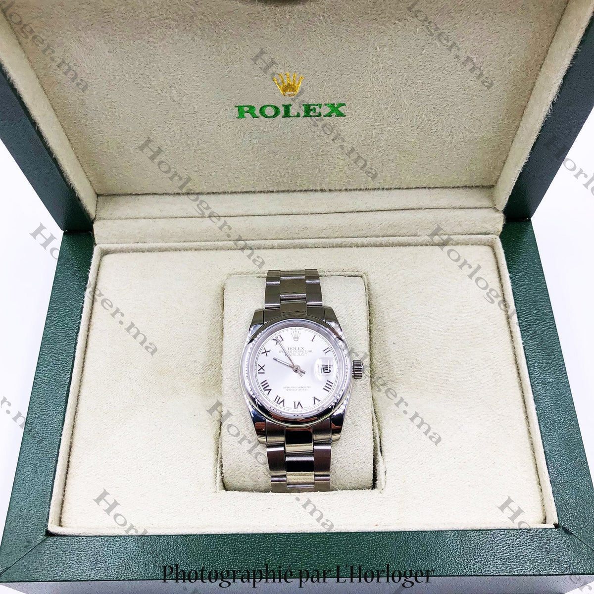 ᏒՕᏞΕХ Datejust White Dial Hebrew