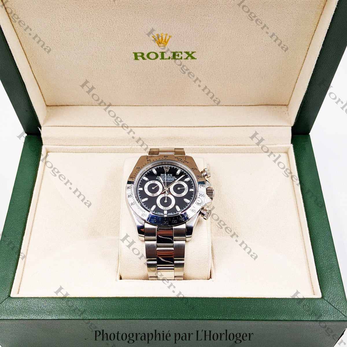 ᏒՕᏞΕХ Daytona Silver Black Dial