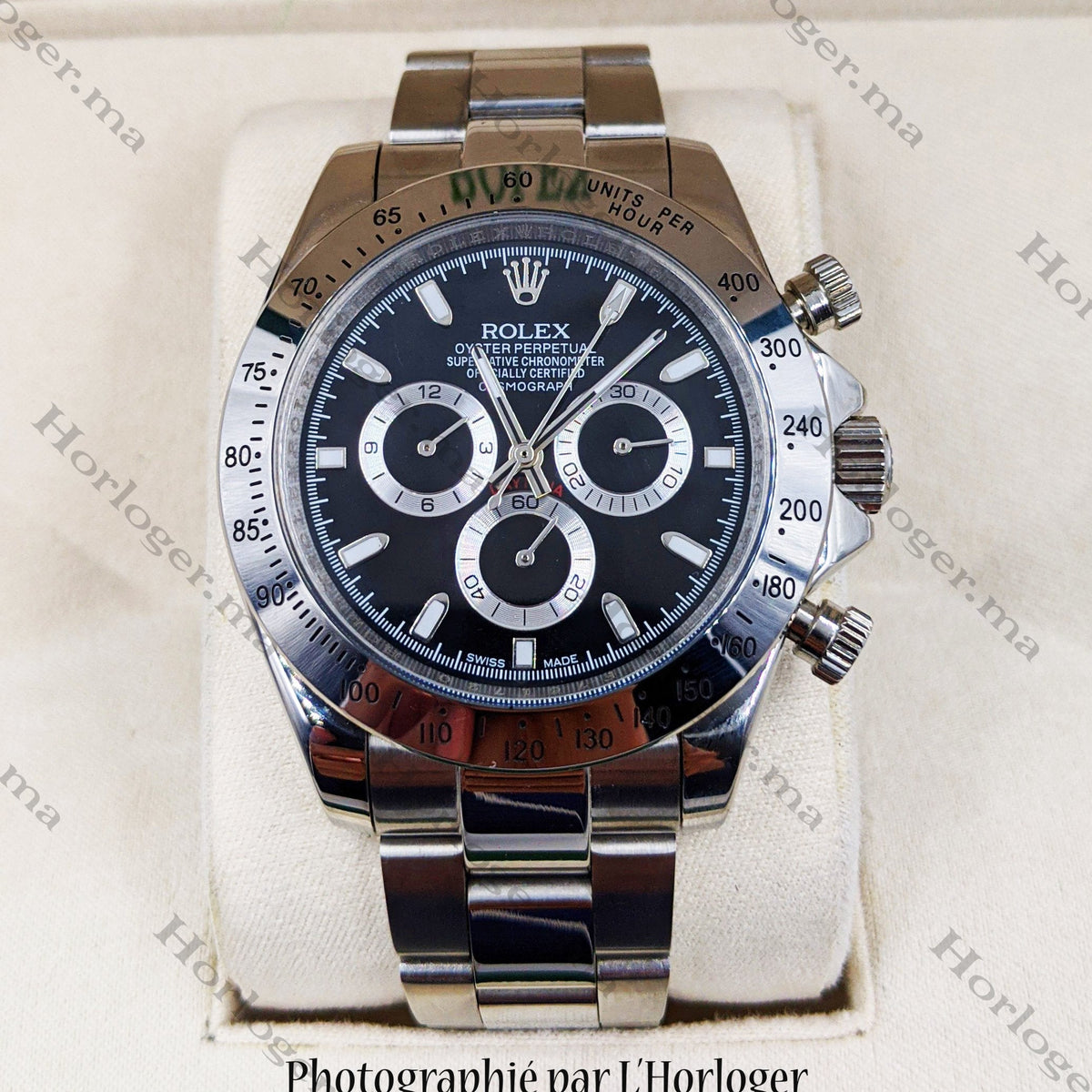 ᏒՕᏞΕХ Daytona Silver Black Dial
