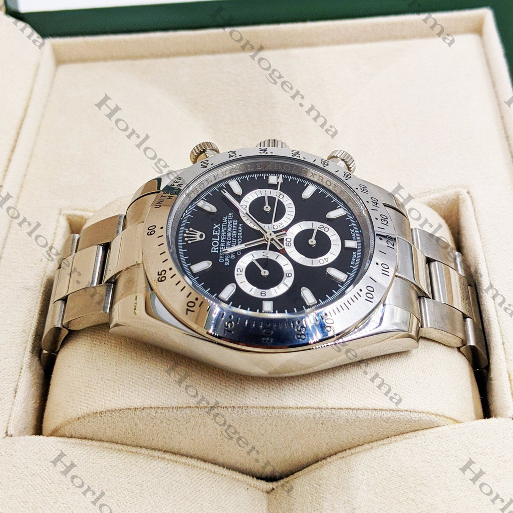 ᏒՕᏞΕХ Daytona Silver Black Dial
