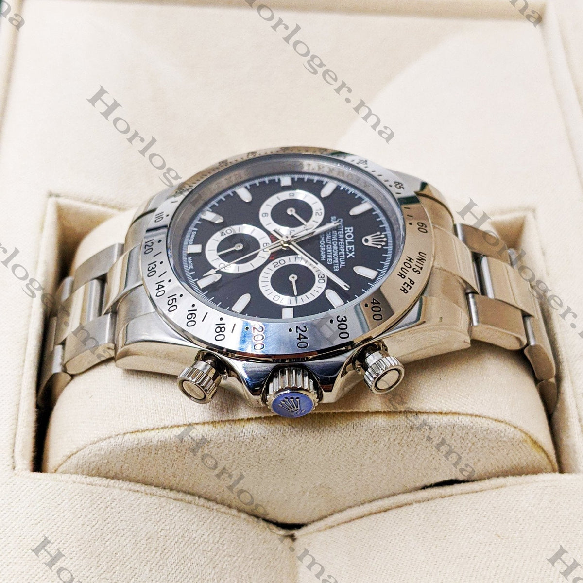 ᏒՕᏞΕХ Daytona Silver Black Dial