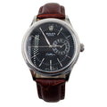 ᏒՕᏞΕХ Cellini Date Brown Leather Silver