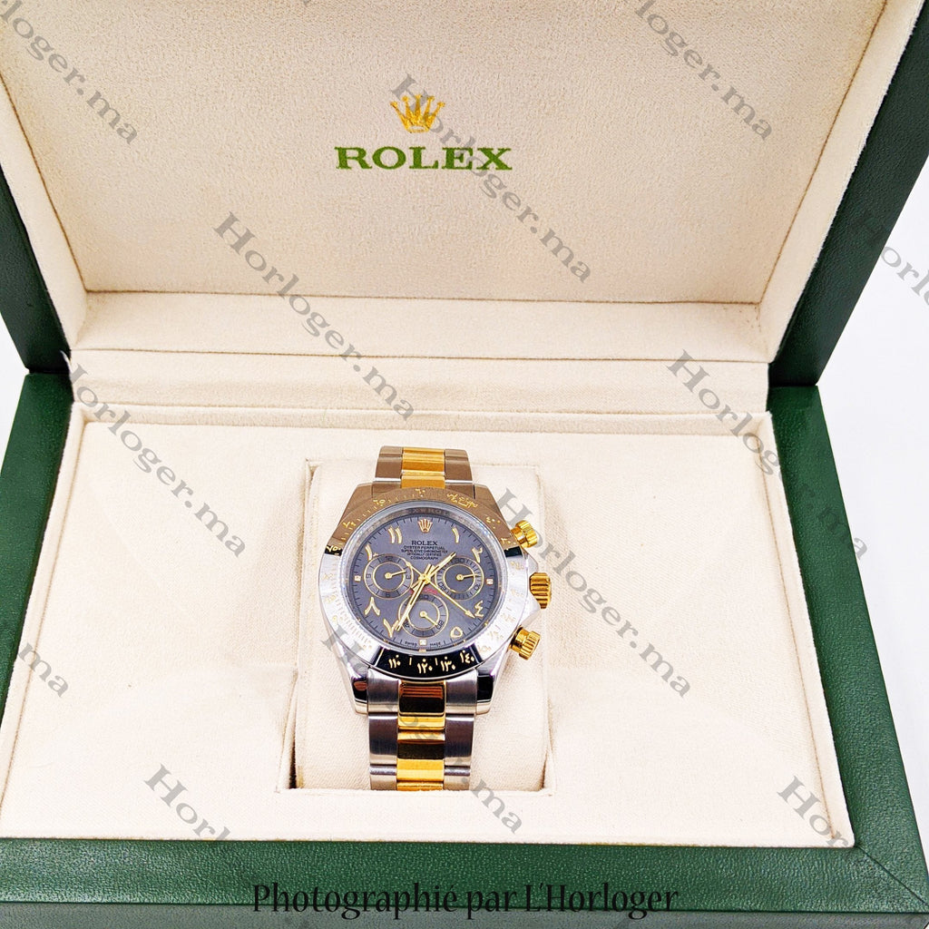ᏒՕᏞΕХ Daytona Two-Tone Chiffres Arabes Hindi