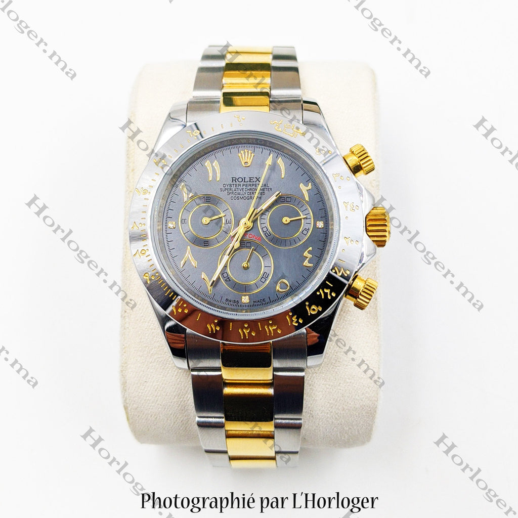 ᏒՕᏞΕХ Daytona Two-Tone Chiffres Arabes Hindi