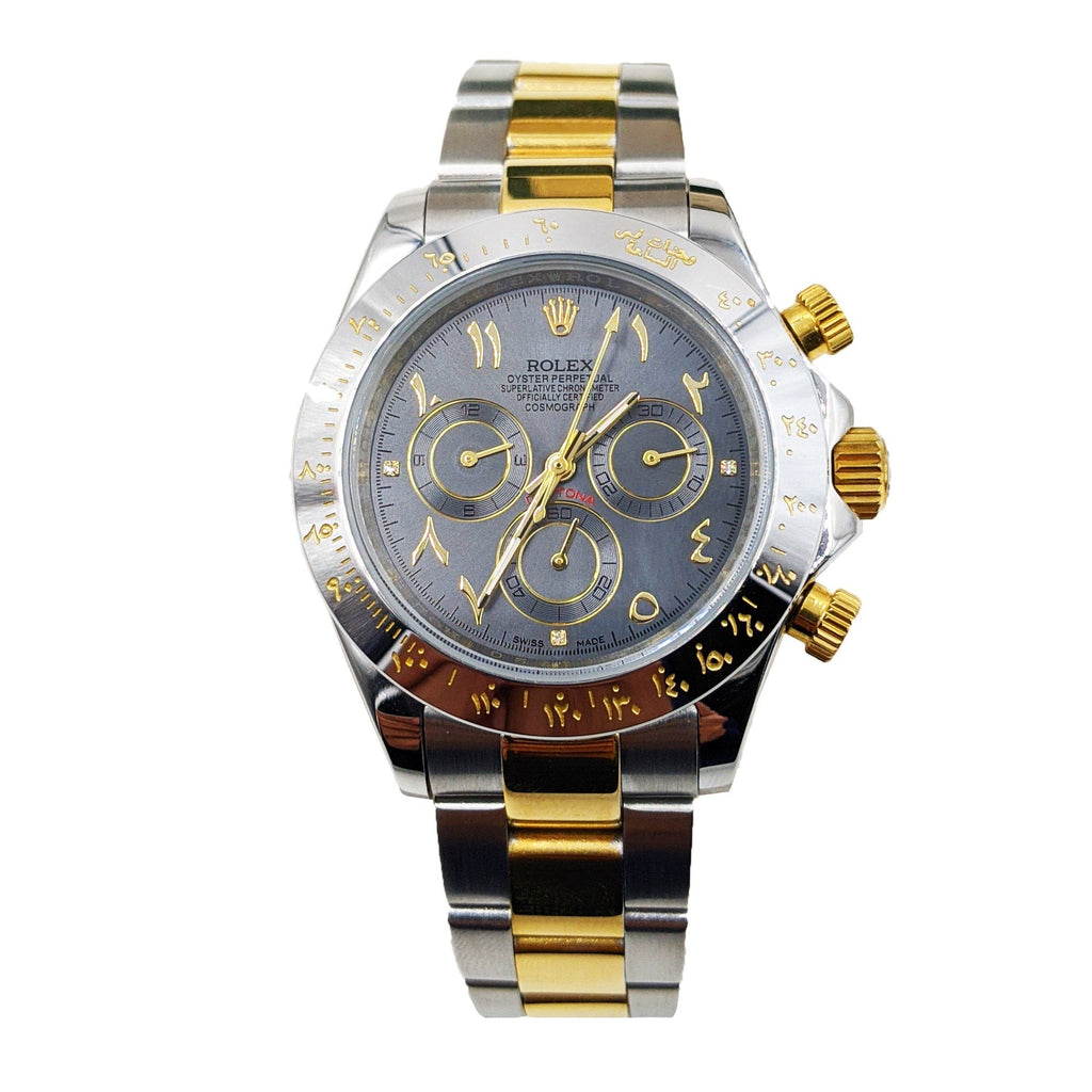 ᏒՕᏞΕХ Daytona Two-Tone Chiffres Arabes Hindi