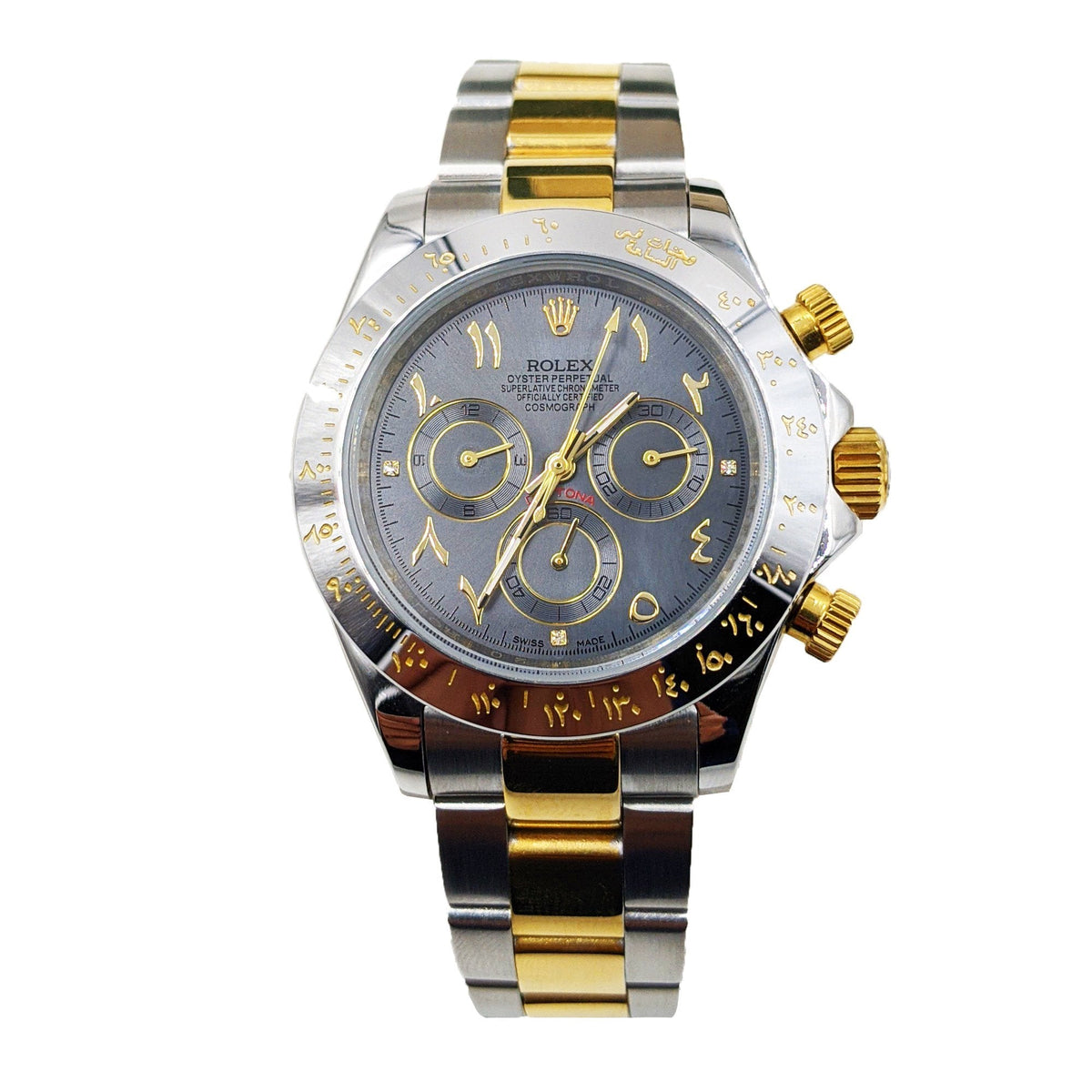 ᏒՕᏞΕХ Daytona Two-Tone Chiffres Arabes Hindi
