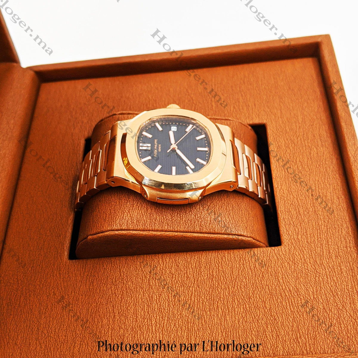 Ρɑtеk Ρhіlіρρе Rosegold Black Dial