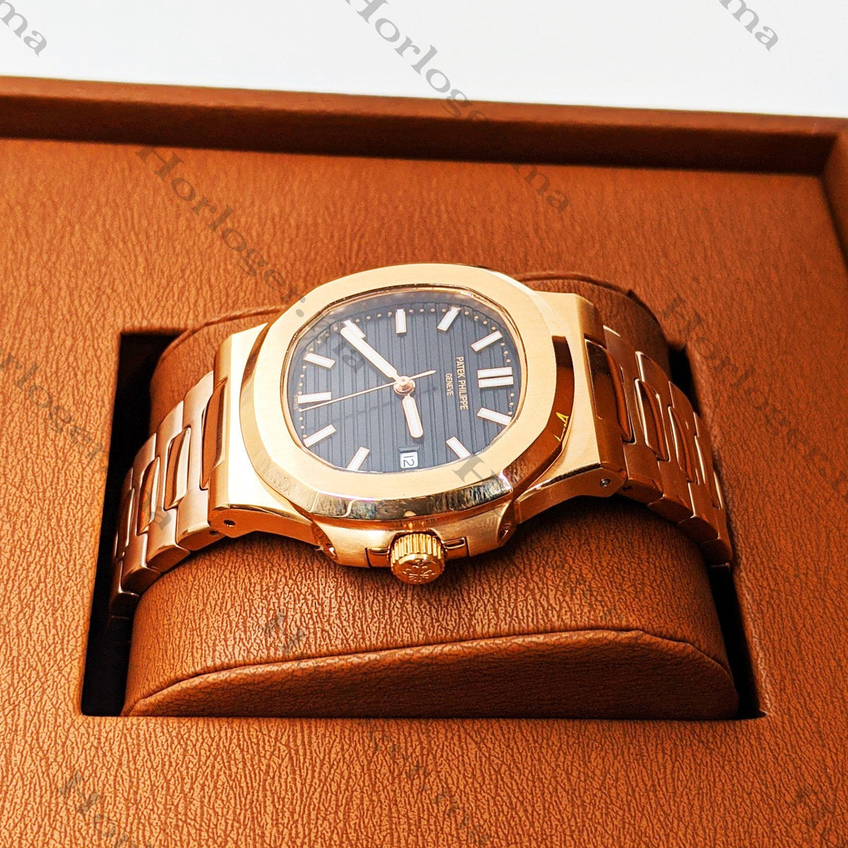 Ρɑtеk Ρhіlіρρе Rosegold Black Dial