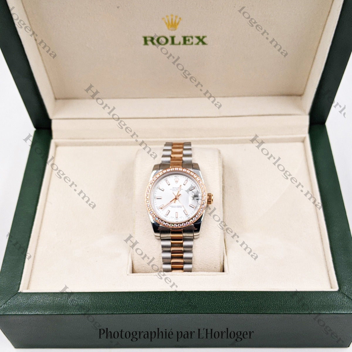 ᏒՕᏞΕХ Datejust Blanc Nacre