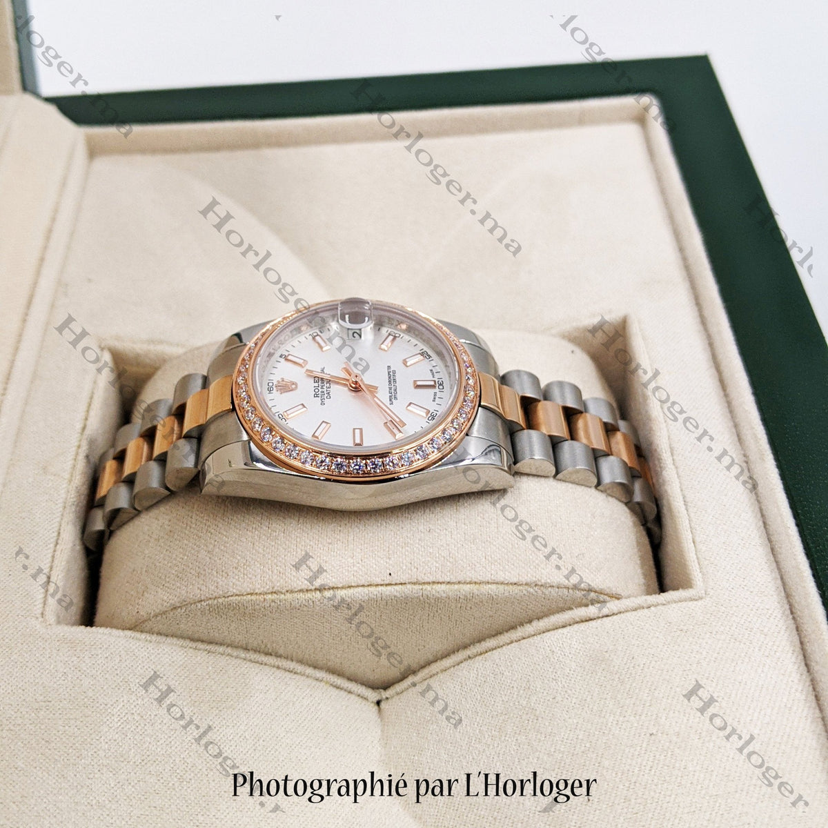 ᏒՕᏞΕХ Datejust Blanc Nacre