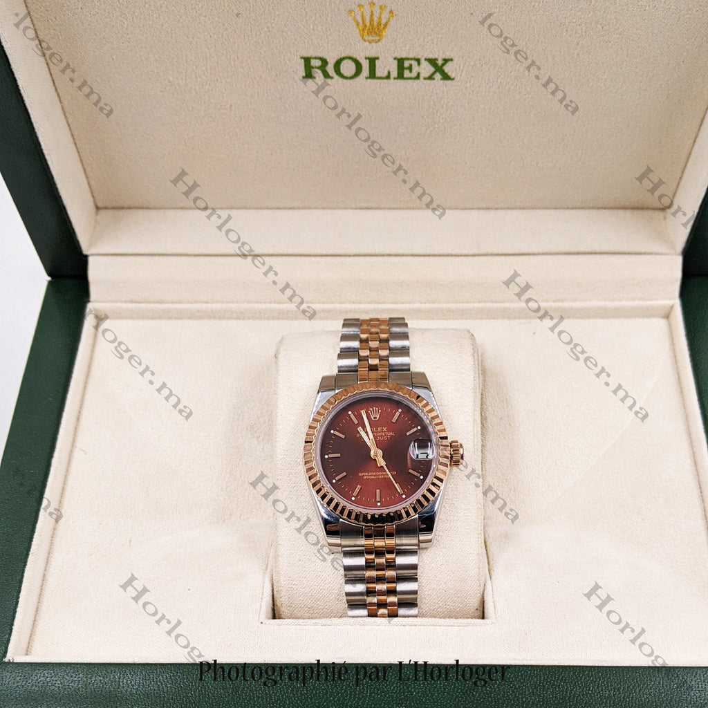 ᏒՕᏞΕХ Datejust Red Grape