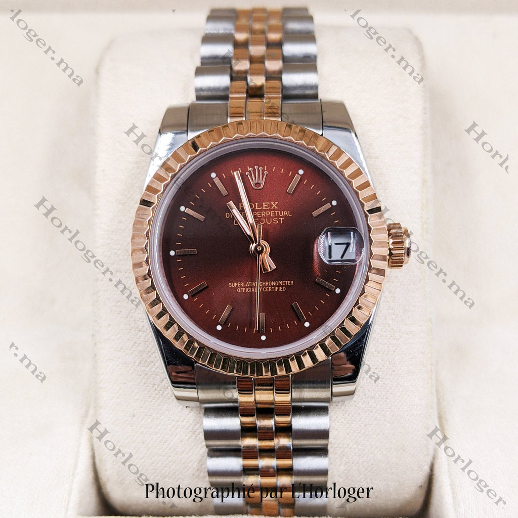 ᏒՕᏞΕХ Datejust Red Grape