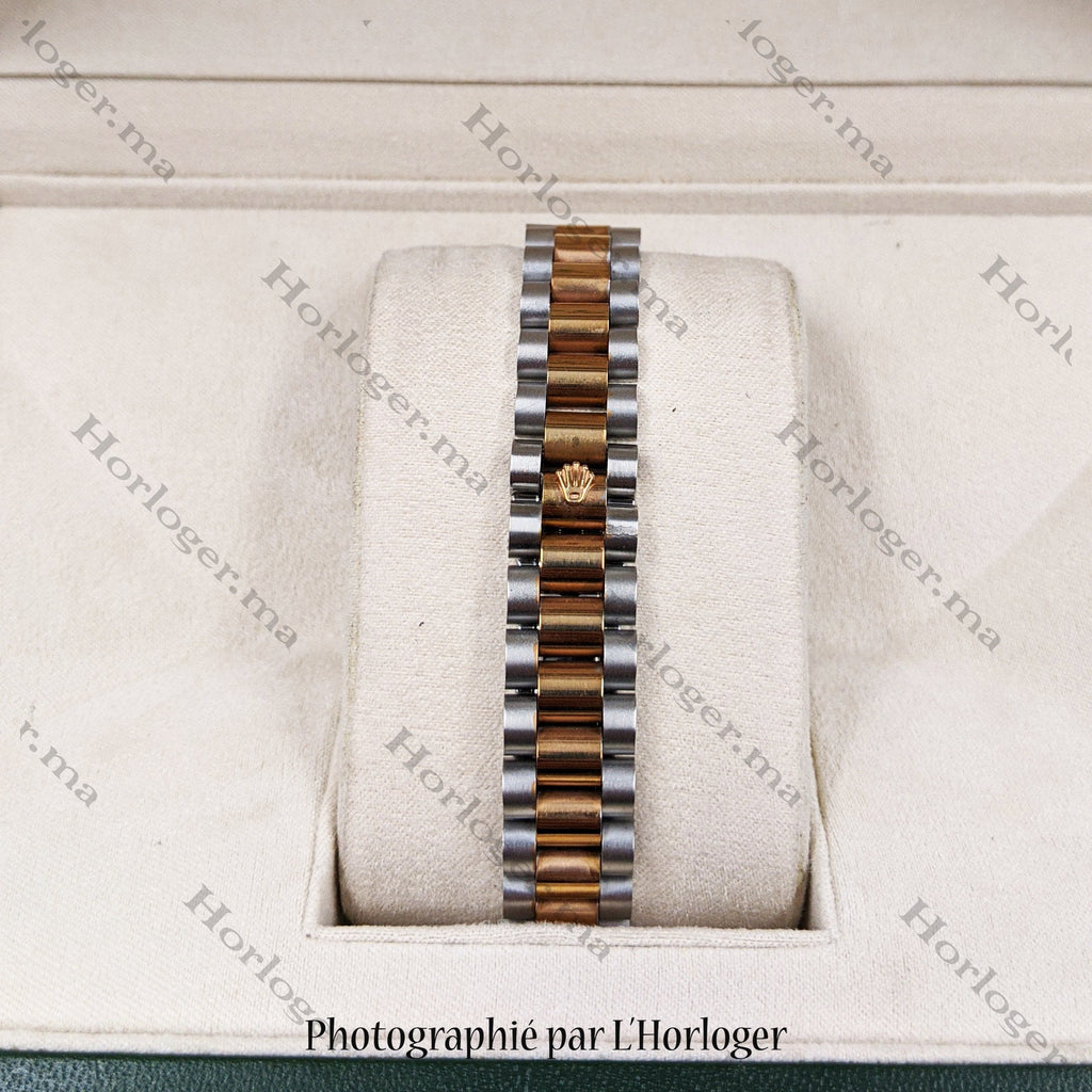 ᏒՕᏞΕХ Datejust Diamond Two tone black serti