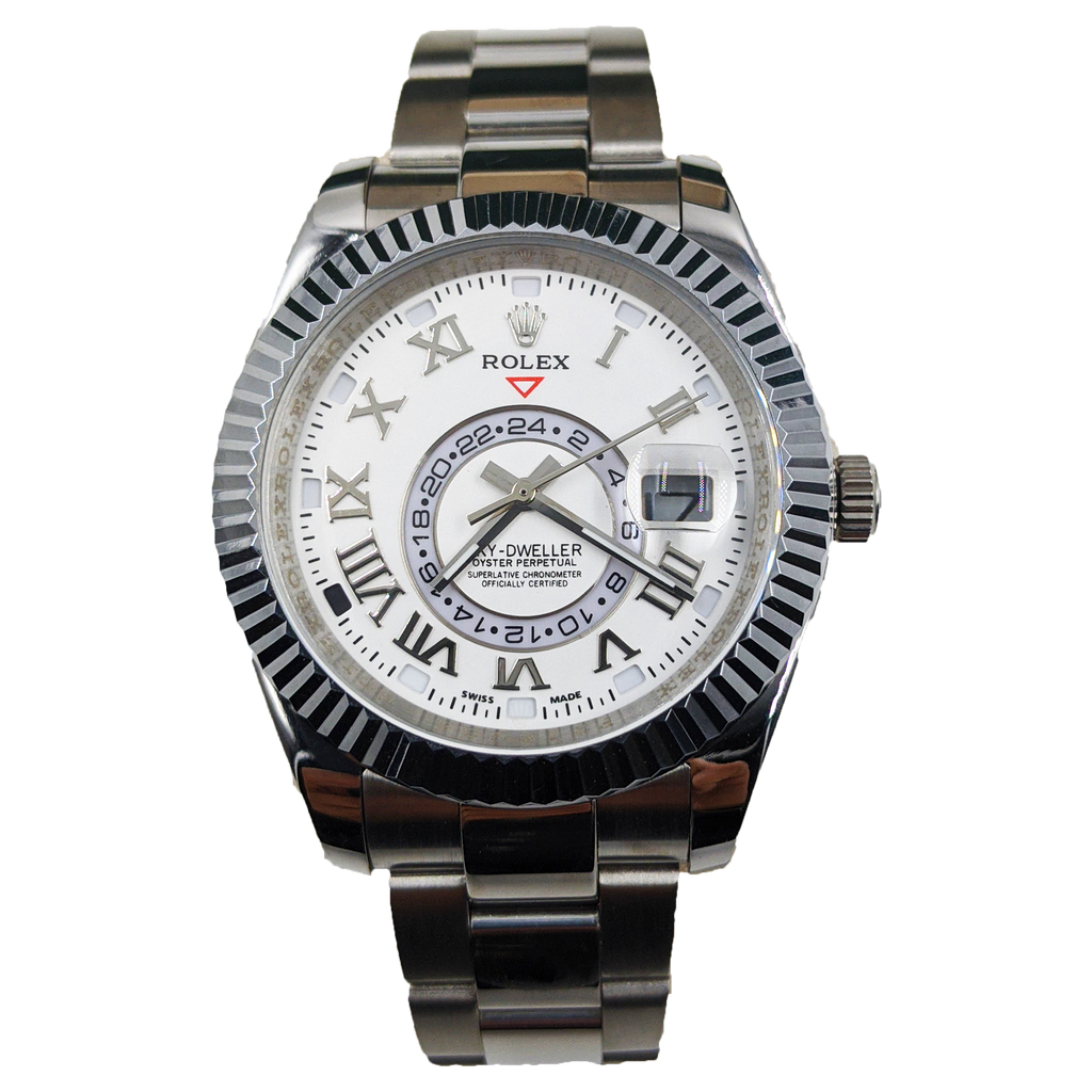 ᏒՕᏞΕХ Sky-Dweller White Edition