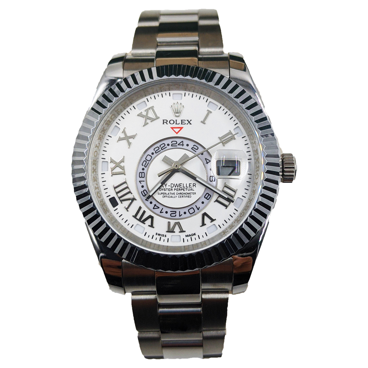 ᏒՕᏞΕХ Sky-Dweller White Edition