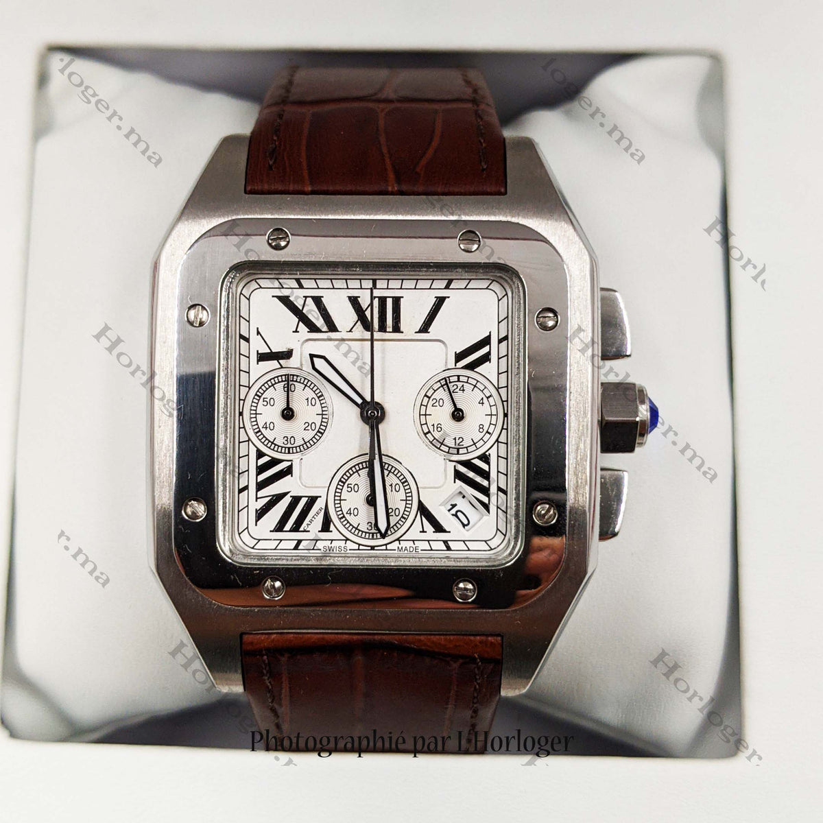 Сartⅰеr Santos-Dumont Chronographe Brown