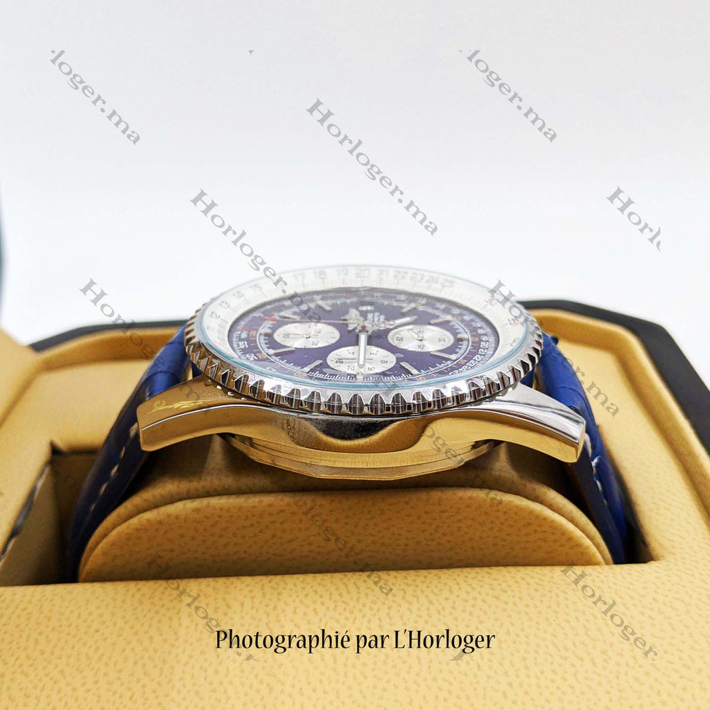 Ᏼrеіtlіnɡ Navitimer Blue Leather