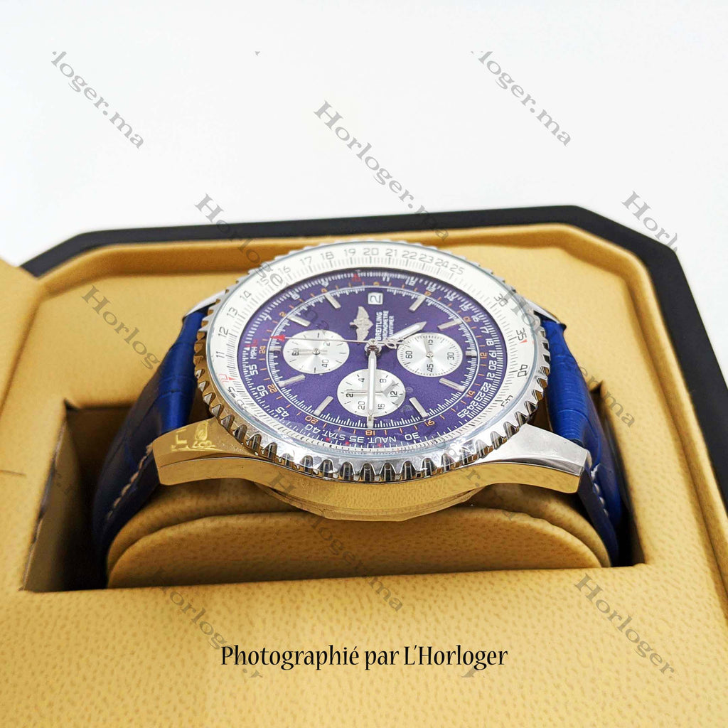 Ᏼrеіtlіnɡ Navitimer Blue Leather