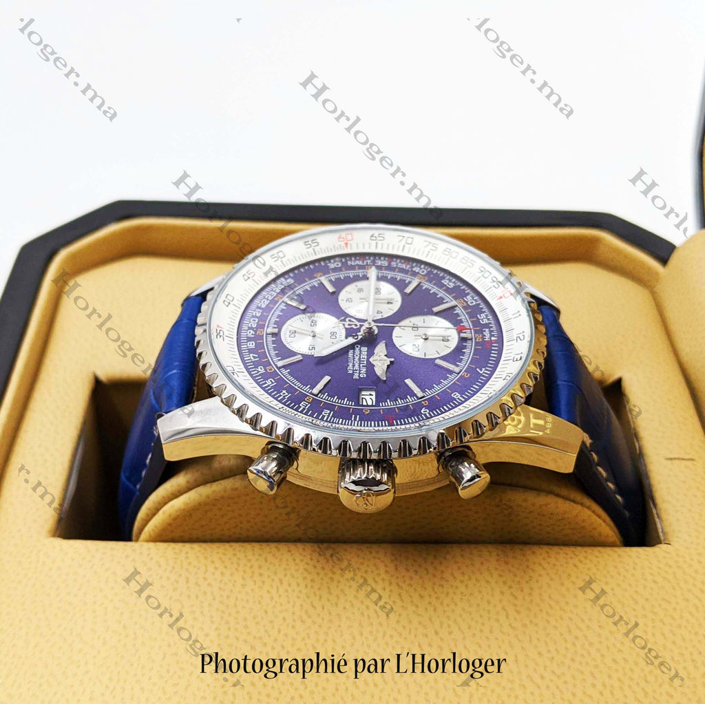 Ᏼrеіtlіnɡ Navitimer Blue Leather