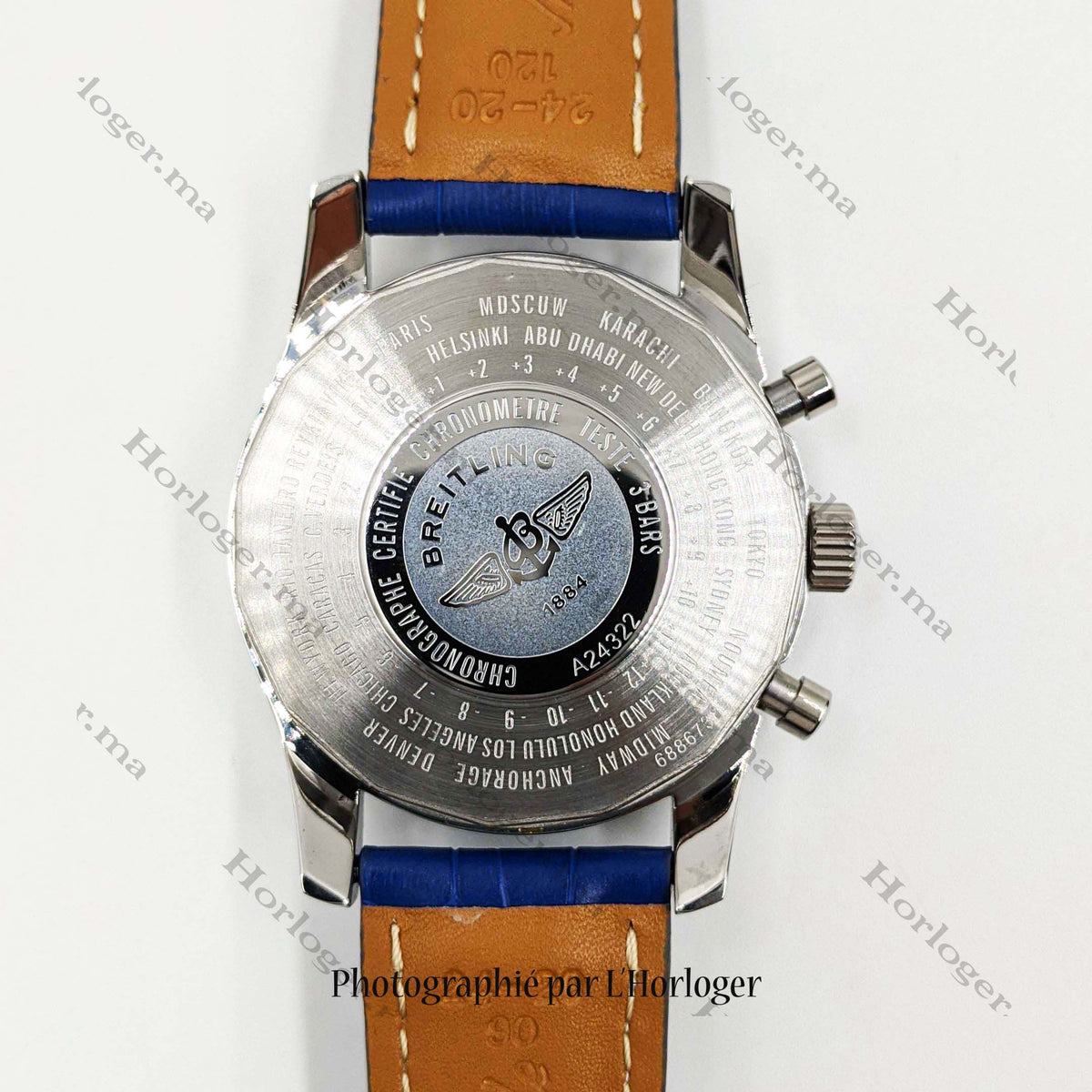 Ᏼrеіtlіnɡ Navitimer Blue Leather