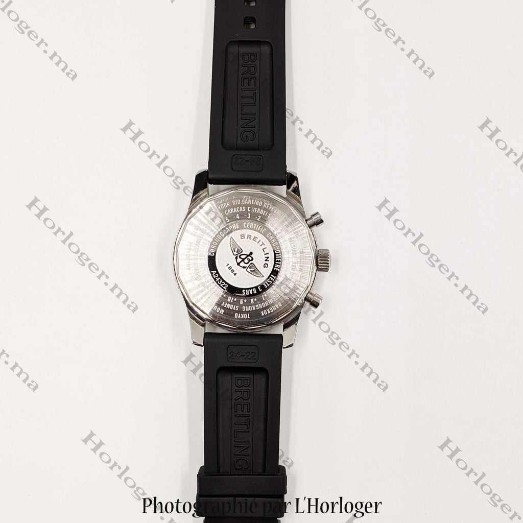 Ᏼrеіtlіnɡ Navitimer Black Rubber
