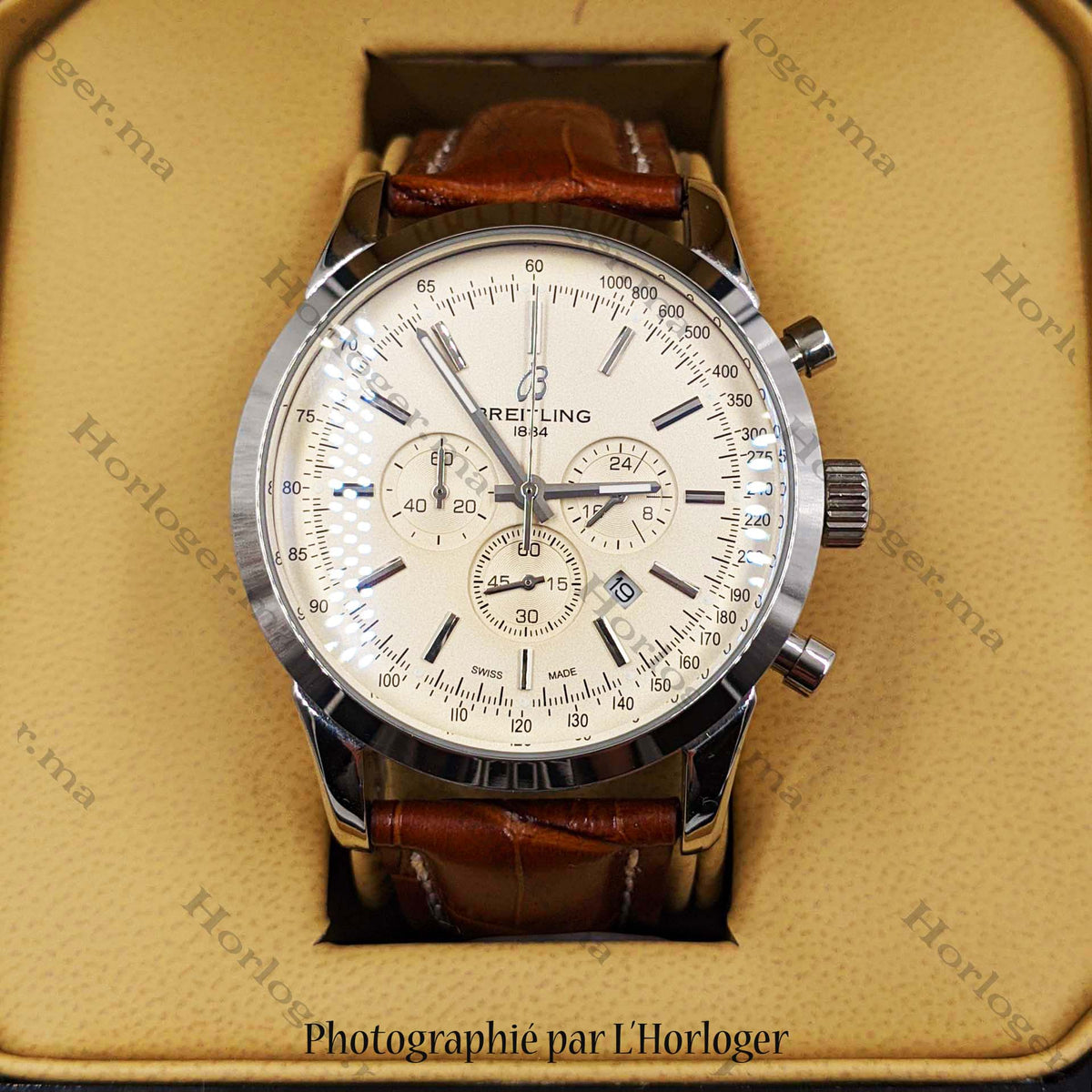 Ᏼrеіtlіnɡ Navitimer Brown Leather