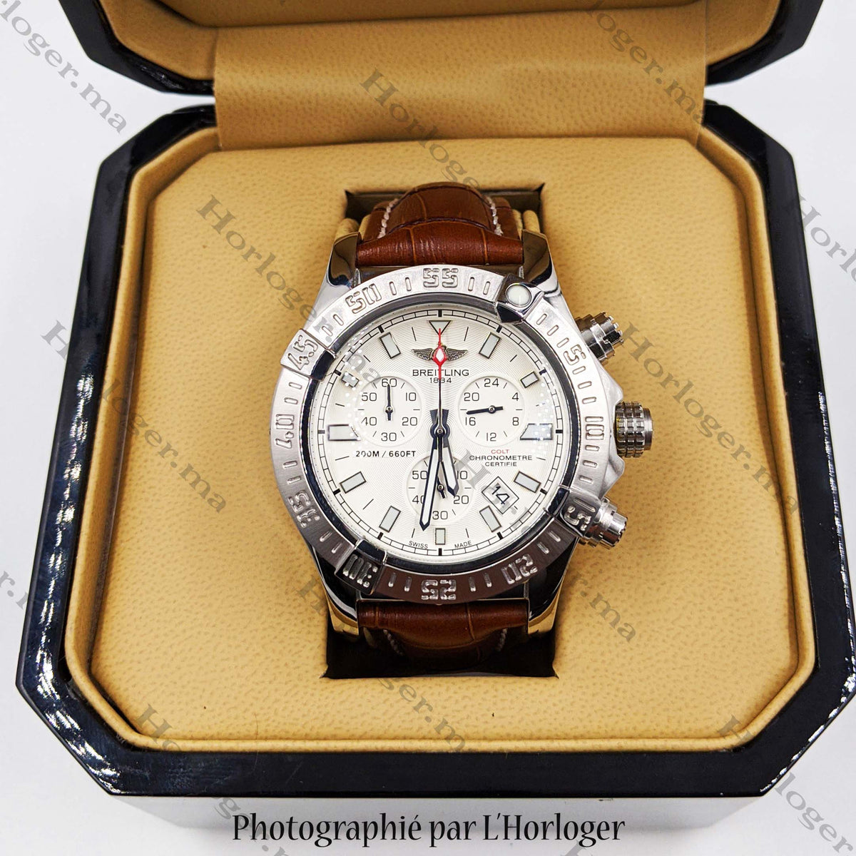 Ᏼrеіtlіnɡ Super Avenger Brown leather