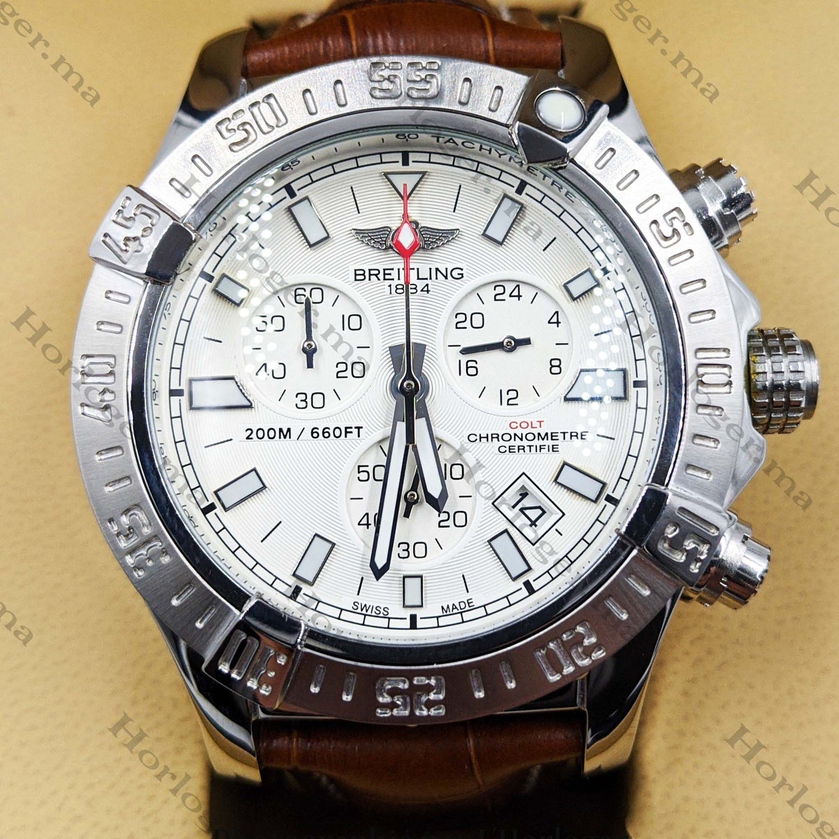 Ᏼrеіtlіnɡ Super Avenger Brown leather