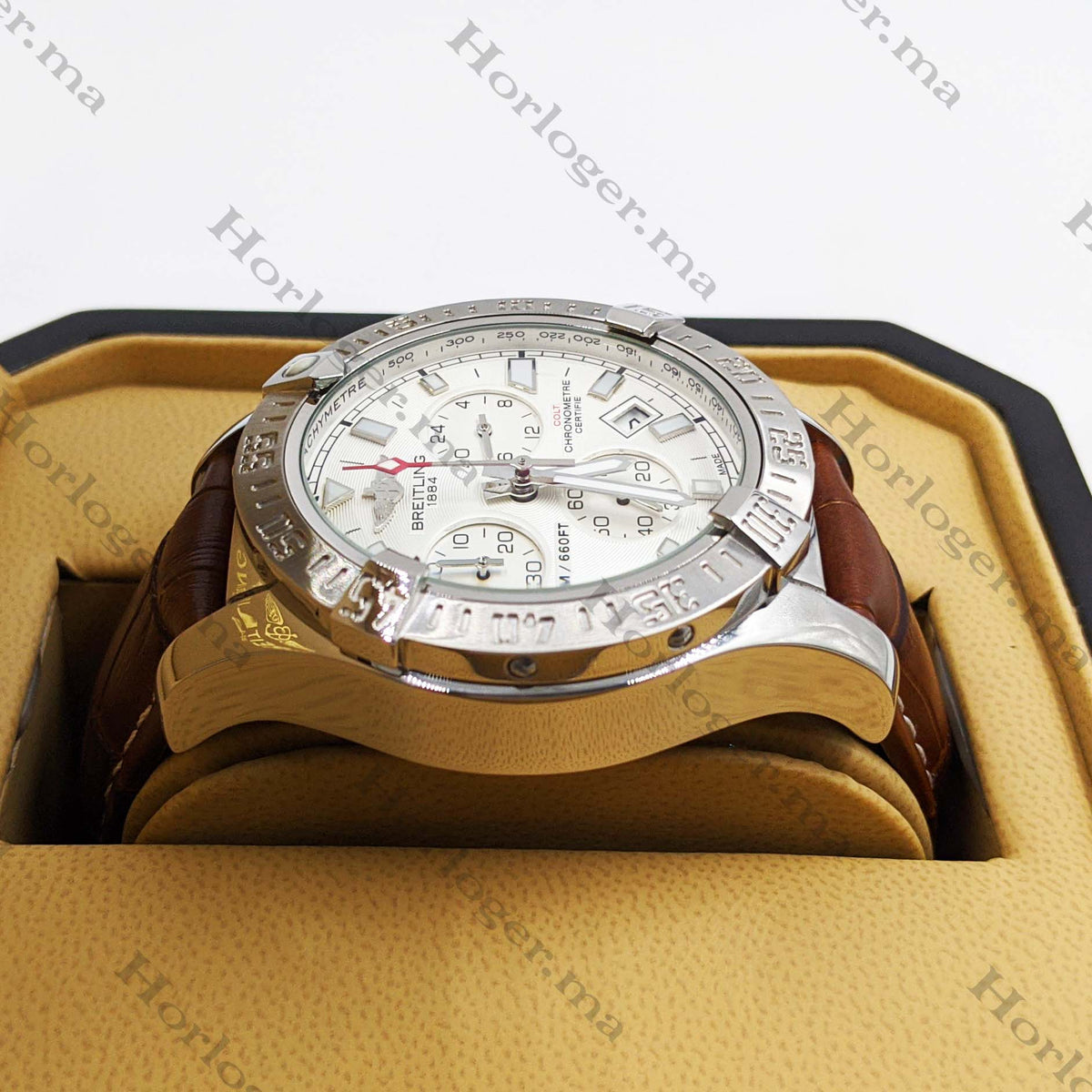 Ᏼrеіtlіnɡ Super Avenger Brown leather